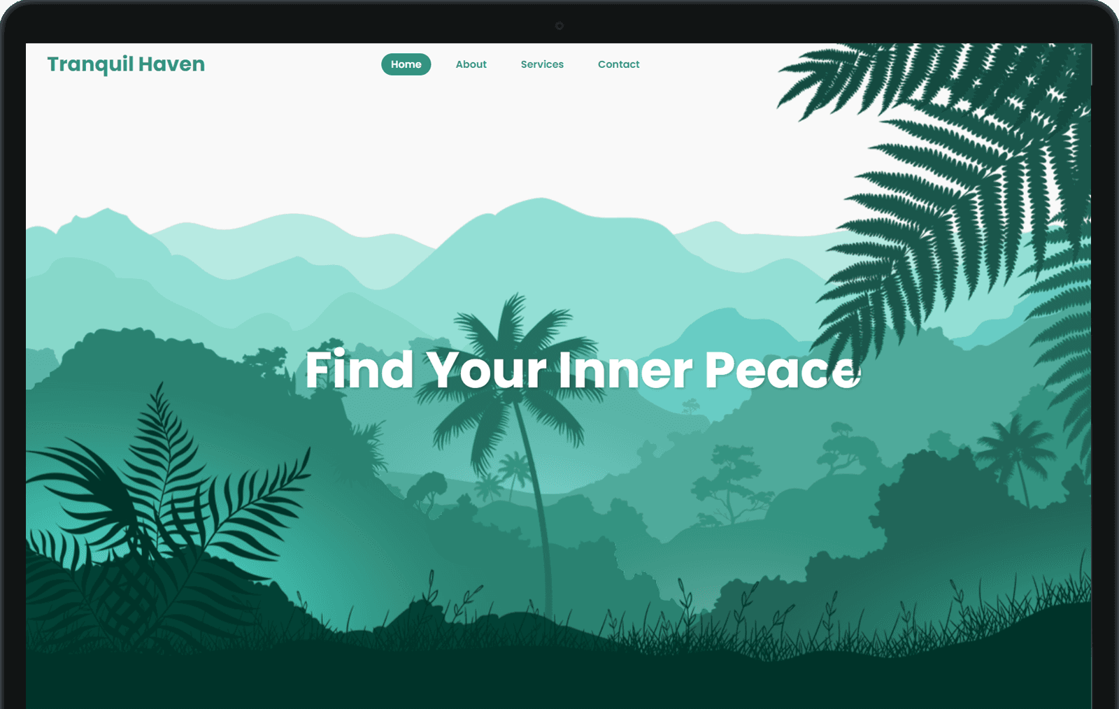 Meditation Platform with Parallax Design